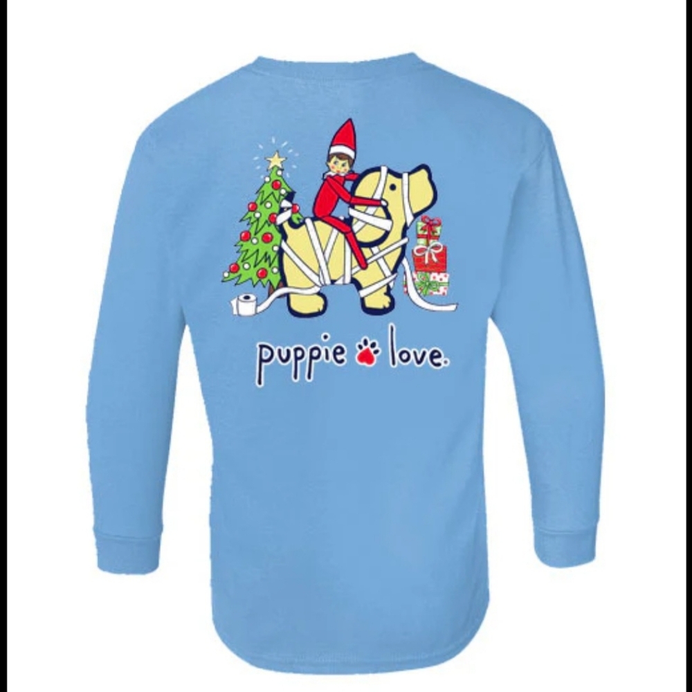 Puppy love elf pup long sleeve